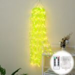 0.9m 100 LED Simulación Verde Plantación Alambre de cobre Luz decorativa, Especificaciones:, Waterproof Battery Box+RC