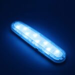 Luz de maletero LED de lectura de coche Y-977, Blue White, Pure White, White Purple
