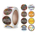 10 Uds. Caja de regalo para niños, pegatinas de embalaje, pegatinas de sellado de sobres, A-261 Stickers