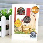 10 Uds. Caja de regalo para niños, pegatinas de embalaje, pegatinas de sellado de sobres, A-261 Stickers - Imagen 4