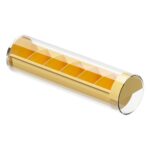 Tipo cilíndrico Calcetines Bragas Caja de almacenamiento a prueba de polvo, Amarillo, Blanco, Naranja