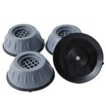 10 Uds. Almohadilla de pie para lavadora con rodillo, Base amortiguadora de goma para refrigerador, 4 PCS - Imagen 2