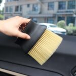 Cepillo de limpieza de eliminación de polvo de salida de aire acondicionado de coche de 4 piezas, Yellow - Imagen 6