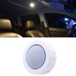 Luz de lectura estroboscópica inalámbrica USB para techo de coche Z7, White (Stair Lamp + Music Sound Control)