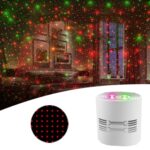 C209 USB Charge Mini Laser Stage Atmósfera Luz, Single Star Style (White)