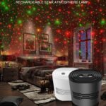C209 USB Charge Mini Laser Stage Atmósfera Luz, Single Star Style (White) - Imagen 2
