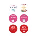 5 PCS REGALO Solo para ti Pegatina redonda Sello adhesivo, 2.5cm / 1 Inch - Imagen 2