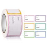 5 uds. Etiqueta autoadhesiva de almacenamiento de catálogo de alimentos con fecha segura, 5 x 3cm