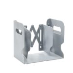 Soporte de almacenamiento de libros plegable y retráctil de escritorio, Grey