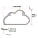 Luz de noche de decoración de lámpara de modelado LED de neón, estilo:, Blue Cloud - Imagen 2