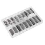 Barra de resorte de embalaje de caja sin costura de acero inoxidable, 360 PCS / Box C016 8-25mm - Imagen 2