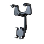 ZJ099 Soporte giratorio para teléfono con espejo retrovisor para automóvil de 360 ​​grados, ZJ099
