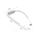 Lámpara de cuello colgante, protección ocular para estudiantes, lámpara de lectura Led, lámpara de libro recargable por USB, Blanco, Negro - Imagen 3