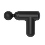 J12A Mini Botón de Masaje Vibratorio Tipo Fascia Gun, Black