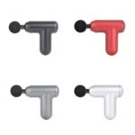 J12A Mini Botón de Masaje Vibratorio Tipo Fascia Gun, Black - Imagen 2
