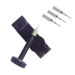 3 removedores de pasadores de enlace de correa de reloj de altura ajustable de metal, No.2068 Adjusting Repair Tool Black