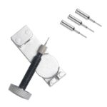 3 removedores de pasadores de enlace de correa de reloj de altura ajustable de metal, No.2068 Adjusting Repair Tool Silver