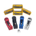 3 removedores de pasadores de enlace de correa de reloj de altura ajustable de metal, No.2068 Adjusting Repair Tool Red - Imagen 2