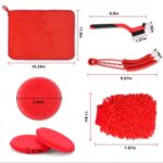 Cepillo de limpieza para lavado de autos Guantes impermeables para lavado de autos, 18 PCS / Set - Imagen 3