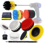 Cepillo de limpieza multifunción para ranuras de neumáticos de automóviles, 23 PCS / Set