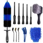 12 PCS / Set Cepillo de limpieza ligero para neumáticos de automóviles, 12 PCS / Set A