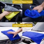 Guantes de lavado de autos Toalla de limpiaparabrisas de doble cara, 14 PCS / Set - Imagen 4