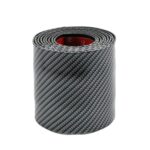 Tira anticolisión para parachoques de coche de 6 m, Carbon Fiber Black 10cm