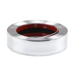 Tira anticolisión para parachoques de coche de 6 m, Silver Plating 3cm
