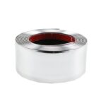 Tira anticolisión para parachoques de coche de 6 m, Silver Plating 5cm