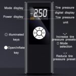 Bomba de aire eléctrica portátil con pantalla digital para automóvil, L2775 Wireless Version 4000 mAh - Imagen 3