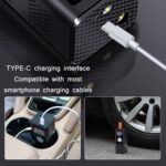 Bomba de aire eléctrica portátil con pantalla digital para automóvil, L2775 Wireless Version 4000 mAh - Imagen 5