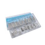 2 juegos de pasadores de eslabón de reloj de acero inoxidable de 6-23 mm, 2 Sets Link Pins Cotter Bar