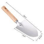 2 PCS LC520 Trasplantador de plántulas desgarrador de malezas para el hogar, Wide Shovel - Imagen 3