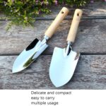 2 PCS LC520 Trasplantador de plántulas desgarrador de malezas para el hogar, Wide Shovel - Imagen 4