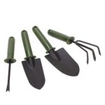 2 juegos LC-2002 Tenedor de jardín Herramientas de jardín de mano de plástico, 4 In 1 Plant Tool