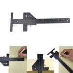 Regla de marcado de aleación de aluminio multifuncional para carpintería T072, T072