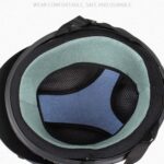 BSDDP A0318 PU Casco Con Gafas, One Size - Imagen 5