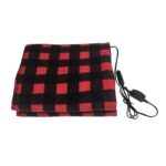 Manta de calefacción eléctrica de invierno para coche de 12 V, Ordinary Type Red, Temperature Control Type Red