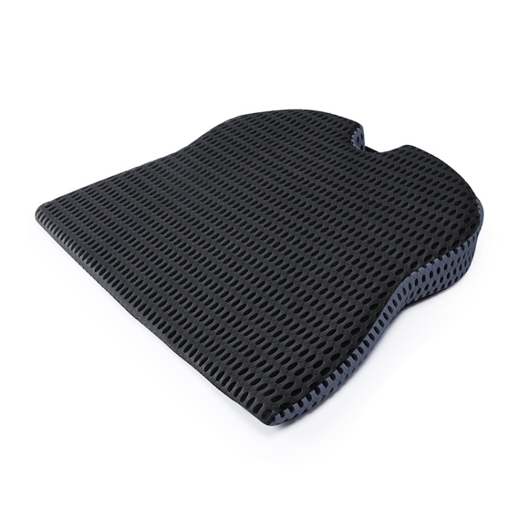 TBD0602020301A.jpg QFC040 Cojín de asiento de coche de espuma viscoelástica engrosada en forma de U, Negro, Gris - Imagen 1