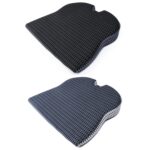 QFC040 Cojín de asiento de coche de espuma viscoelástica engrosada en forma de U, Negro, Gris - Imagen 2