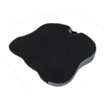Cojín de asiento de coche de espuma viscoelástica transpirable engrosado, QFC047 Black, QFC047 Gray