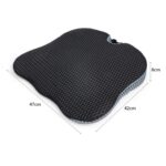Cojín de asiento de coche de espuma viscoelástica transpirable engrosado, QFC047 Black, QFC047 Gray - Imagen 4