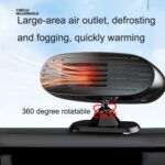 Mini calentador de coche descongelador de nieve, 24V Blue - Imagen 5