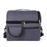 Bolsa de doble aislamiento Leche materna Bolsa fresca Botella Bolsa de momia, Mummy Bag(Grey)
