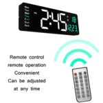 6626 Sala de estar Montado en la pared Pantalla grande Reloj digital LED, 16 Inch Orange Temperature - Imagen 4