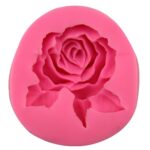 Molde de silicona para jabón hecho a mano con flor de rosa grande de 2 piezas, Big Rose Mold