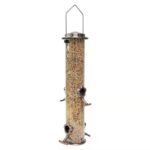 Alimento de jardín al aire libre Pájaro de metal alimentador automático