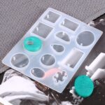 129 en 1 tiempo collar de gema colgante cristal epoxy resina molde de silicona - Imagen 3