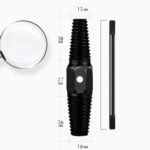 3 uds 4/6 puntos tornillo para llevar válvula triangular tubería de agua tubería rota herramienta Anti-Dirate, With Booster Bar - Imagen 3