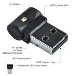 2 PCS Car USB Atmosphere Light LED Luz de iluminación decorada, Colorful Adjustable - Imagen 3